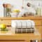 DII® Windowpane Oversized Washed Waffle Dishtowels, 2ct.